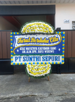 Papan Bunga Duka di Jambu